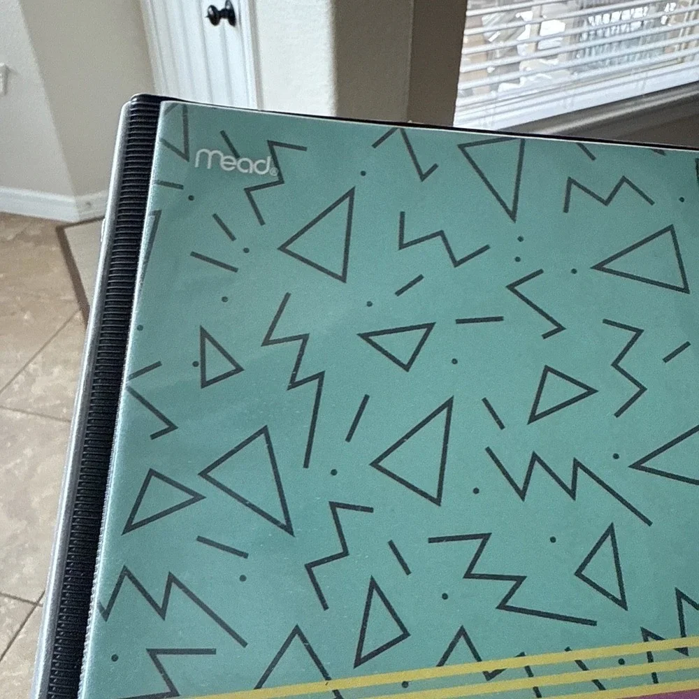 Mead Trapper Keeper 3 Ring Binder With 2 Folders
